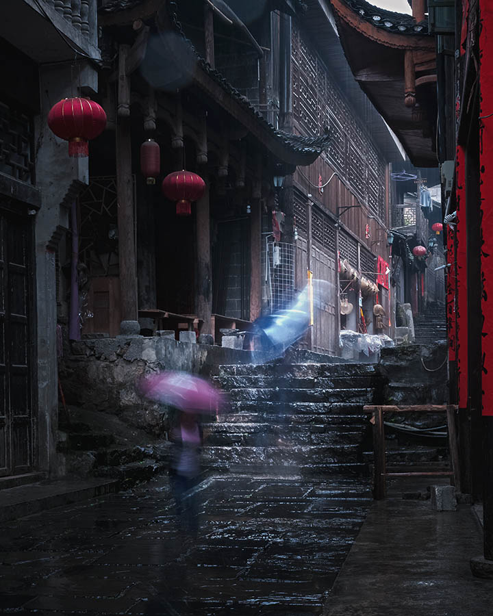 恰逢下雨天