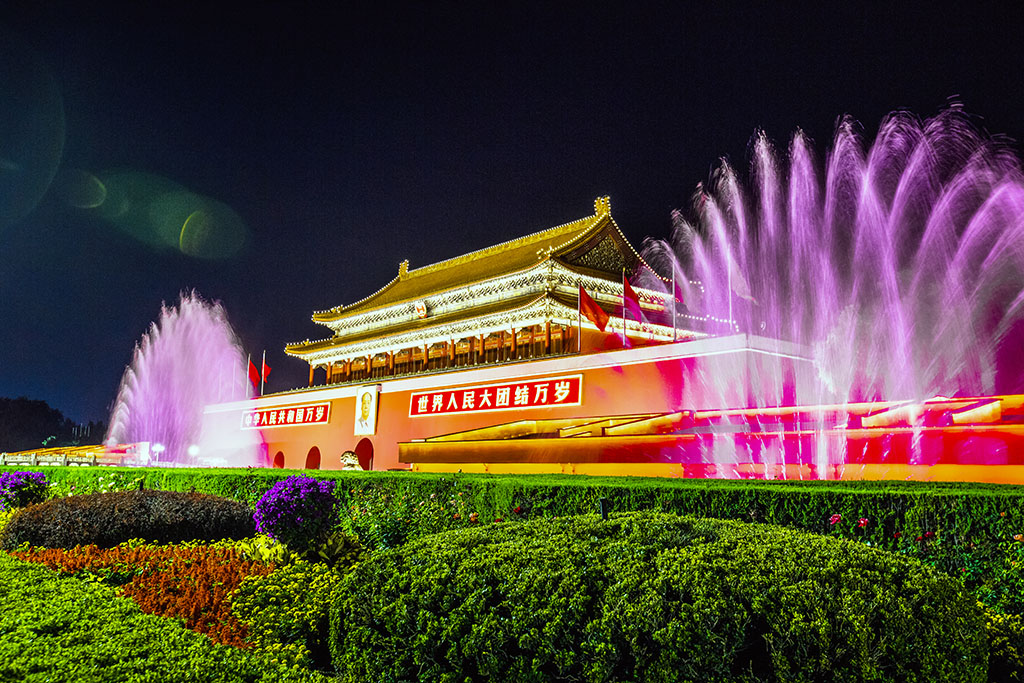 天安门夜色
