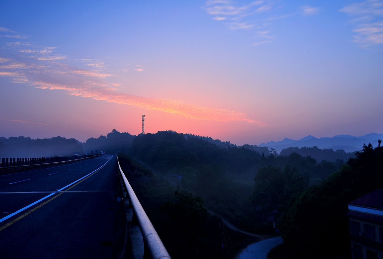阳河晨曦