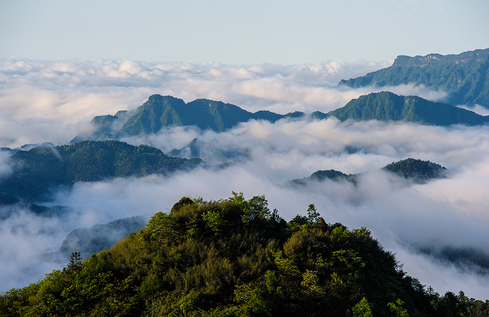 桑植五道水风光——四门岩