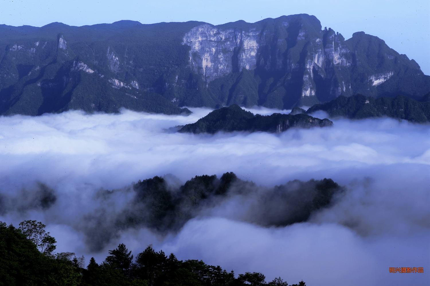天门山风光