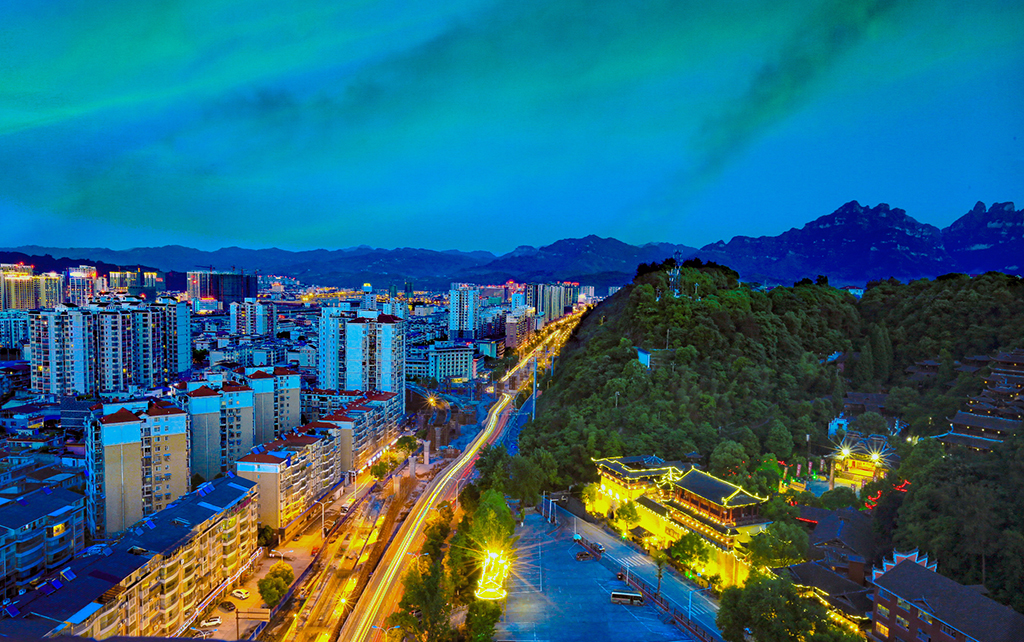 南庄坪夜色