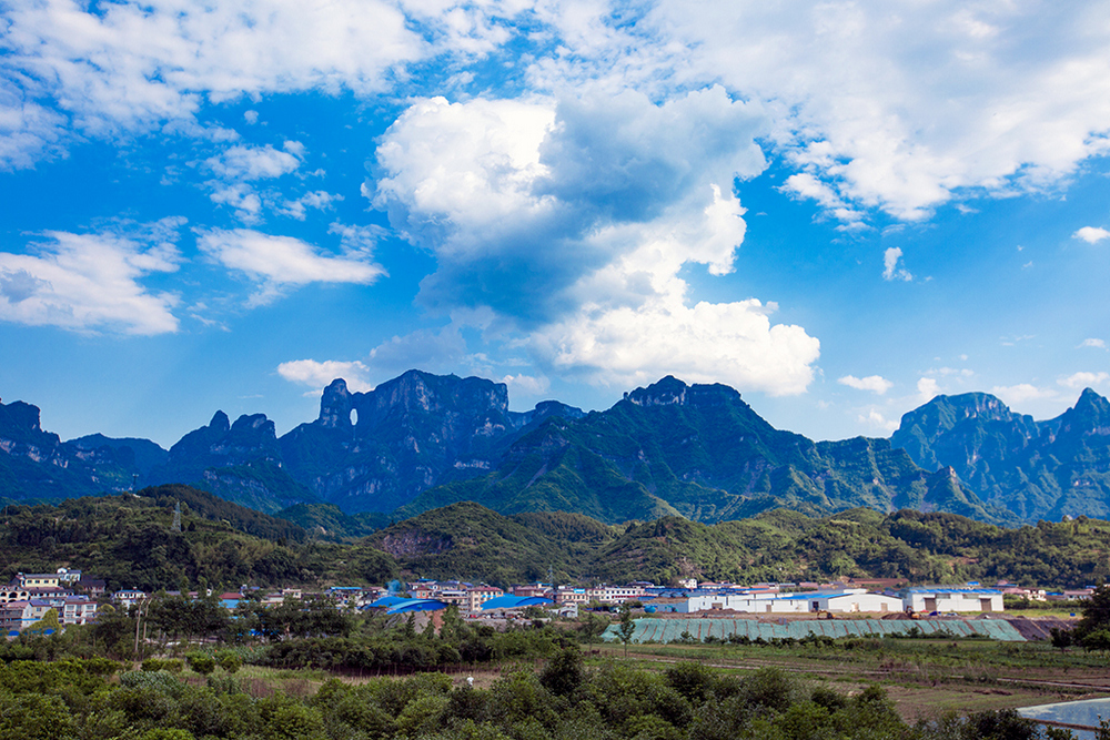 天门山风光