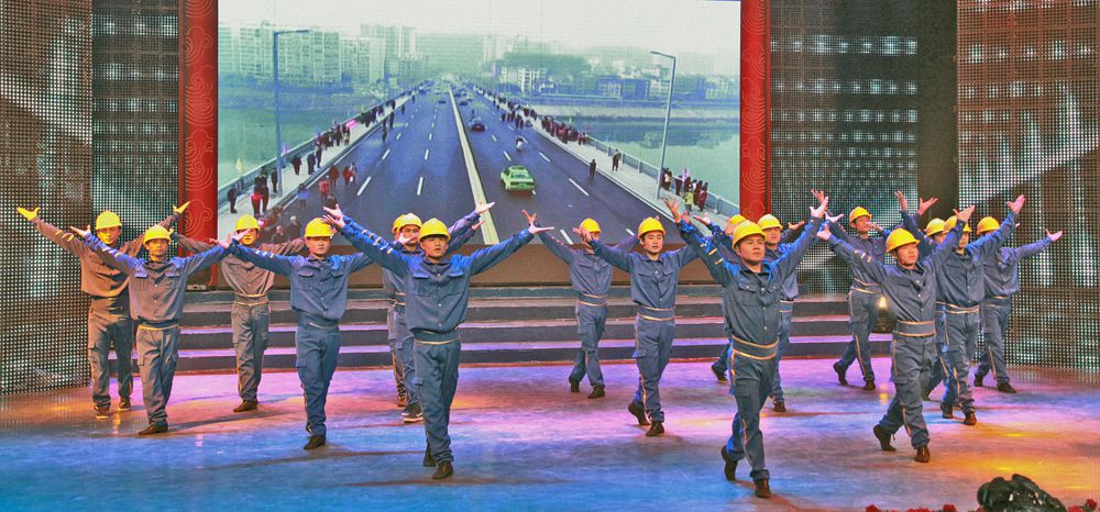澧水大桥建设者