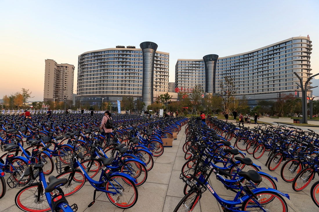 共享单车入住张家界