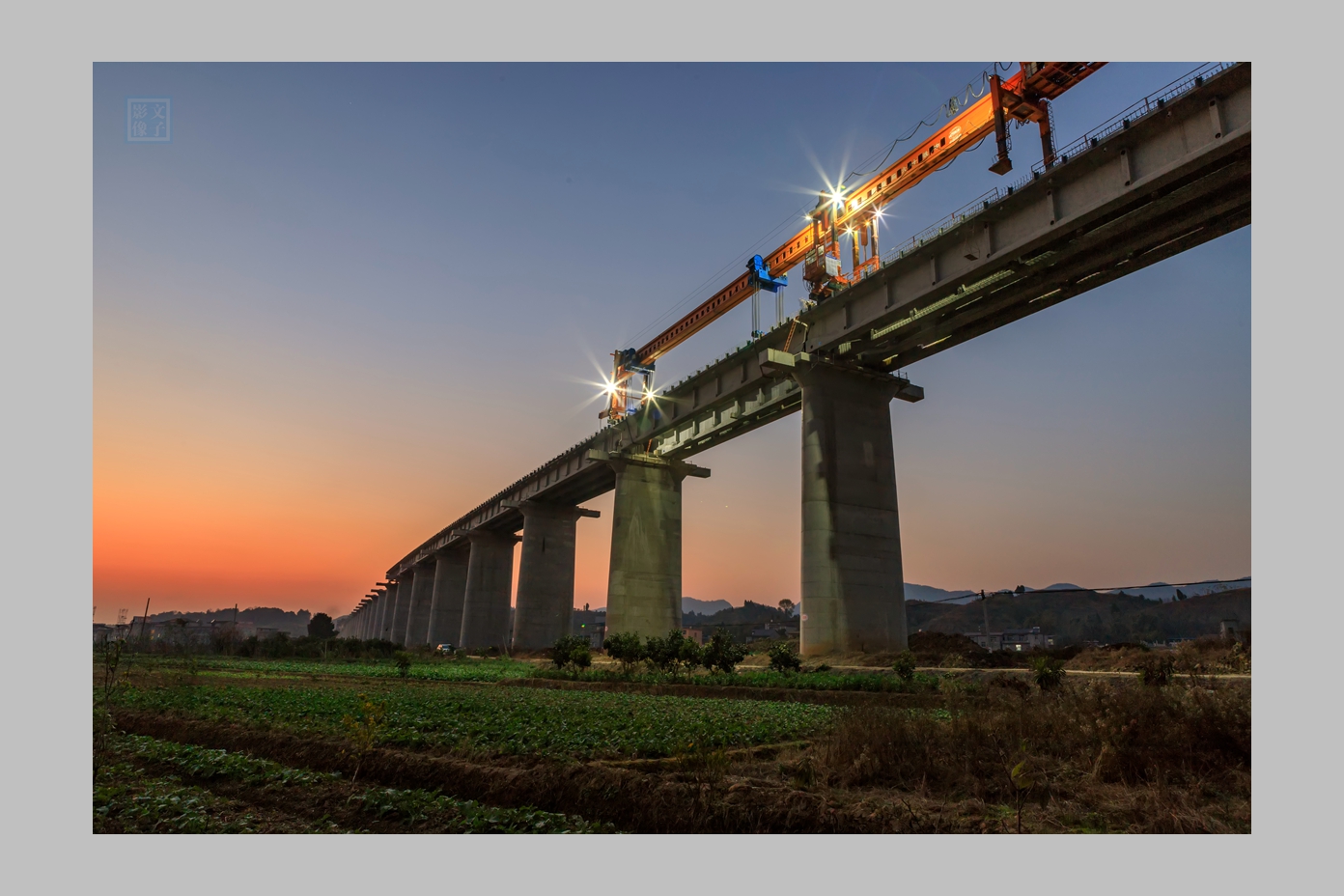 高铁建设施工中