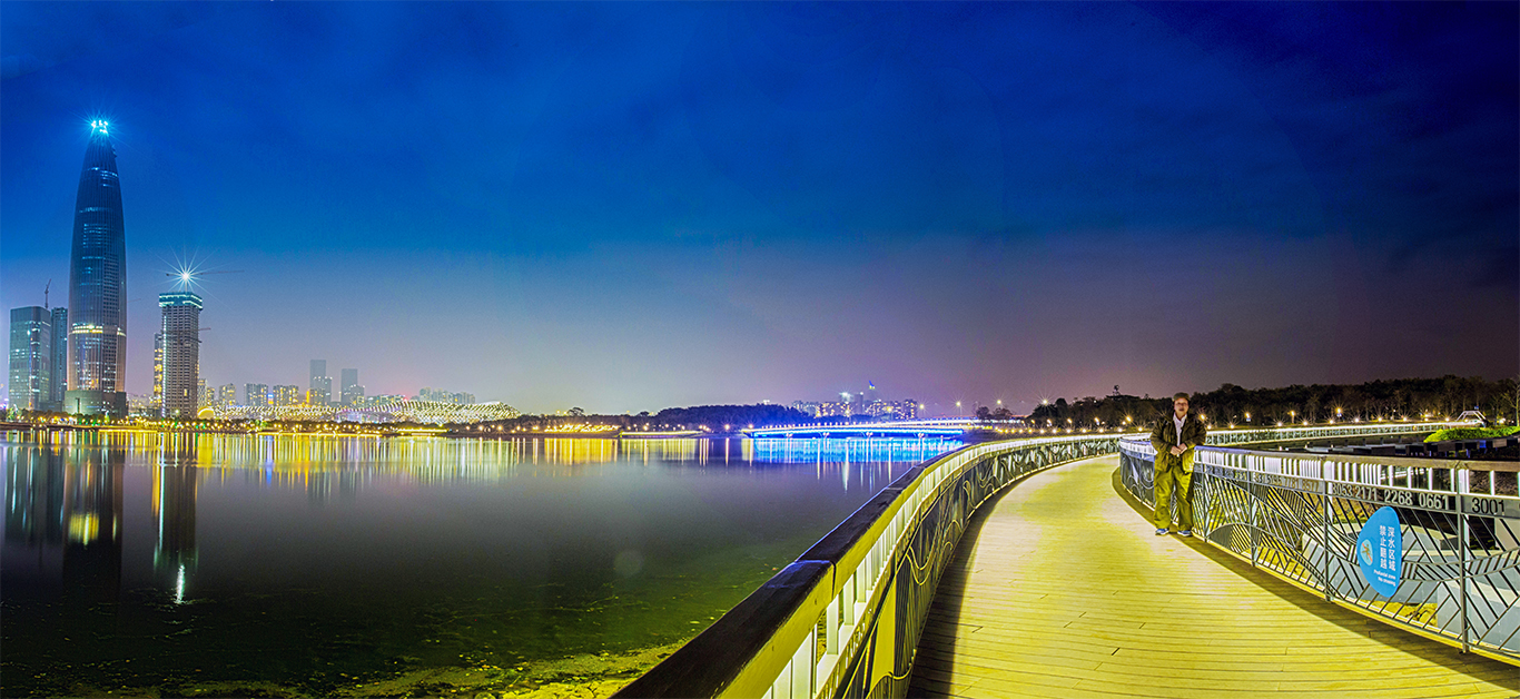 夜拍深圳人才公园