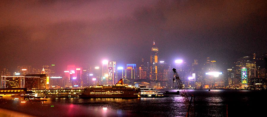 港湾夜色