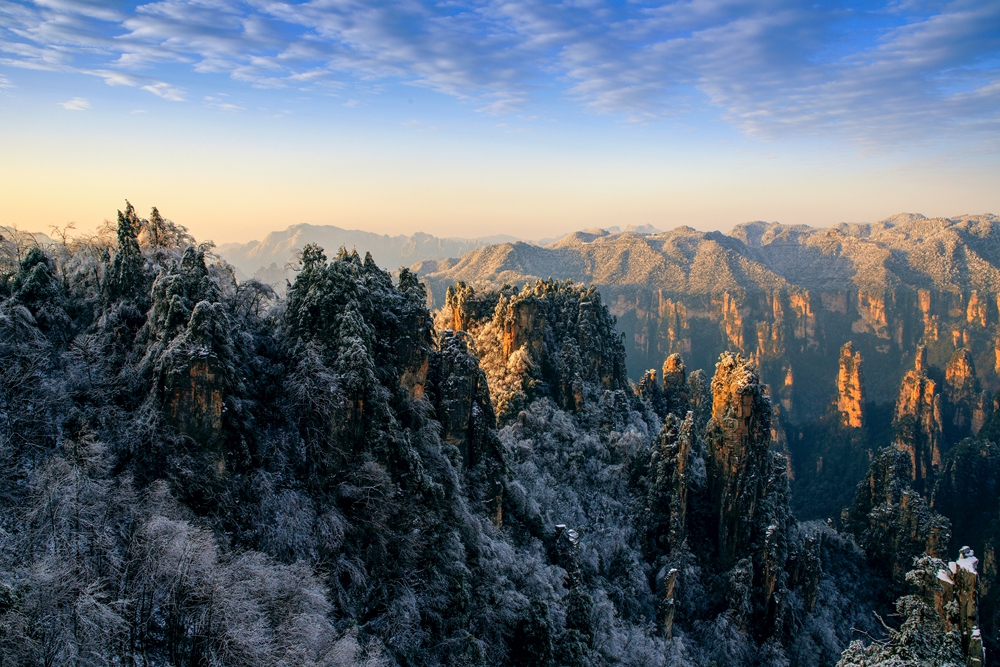 雪后初晴天子山