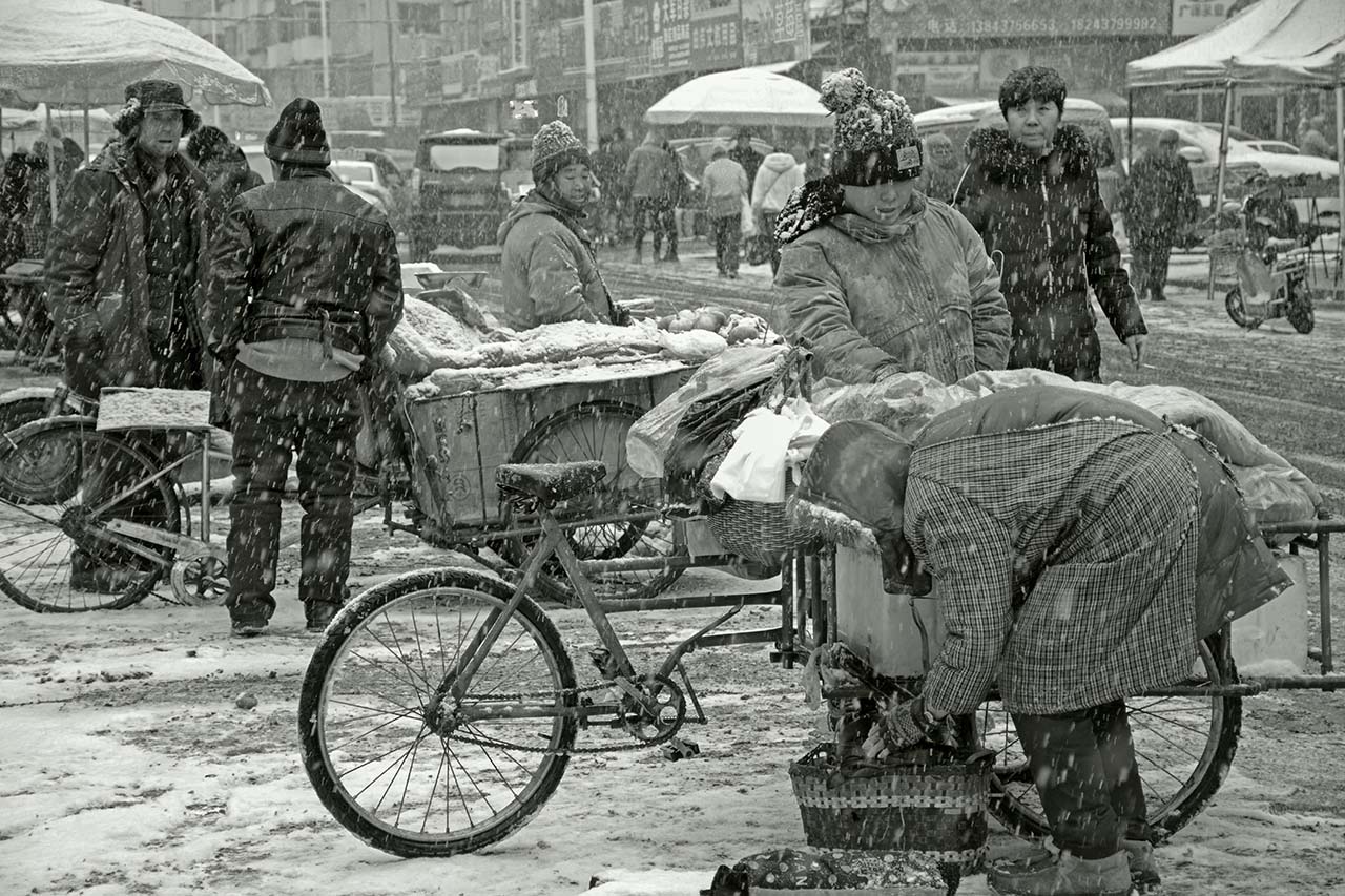雪中菜市场