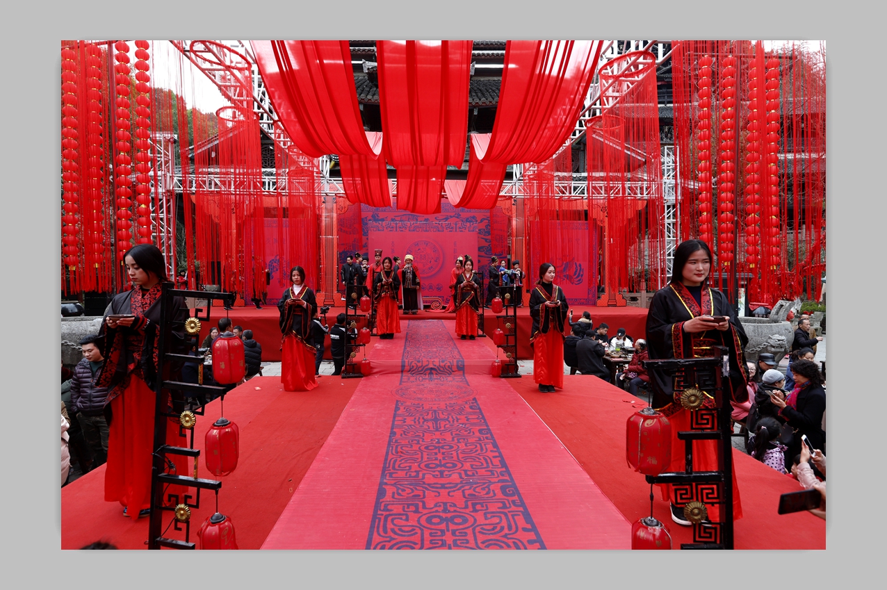 土家风情园别样婚礼现场