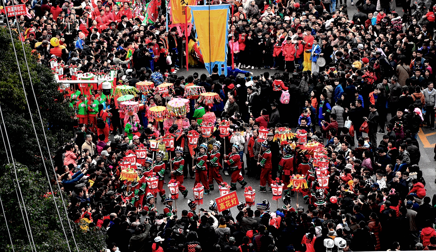 元霄节—人的海洋