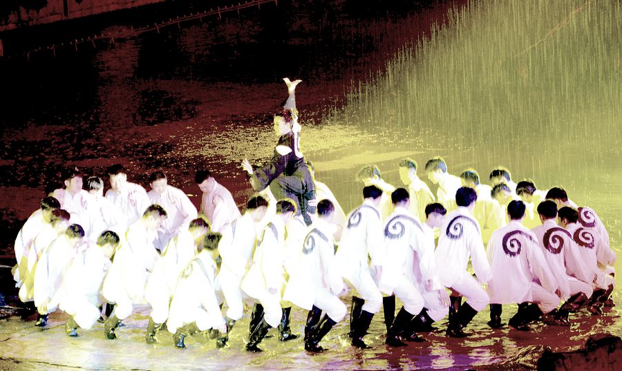 雨中太极