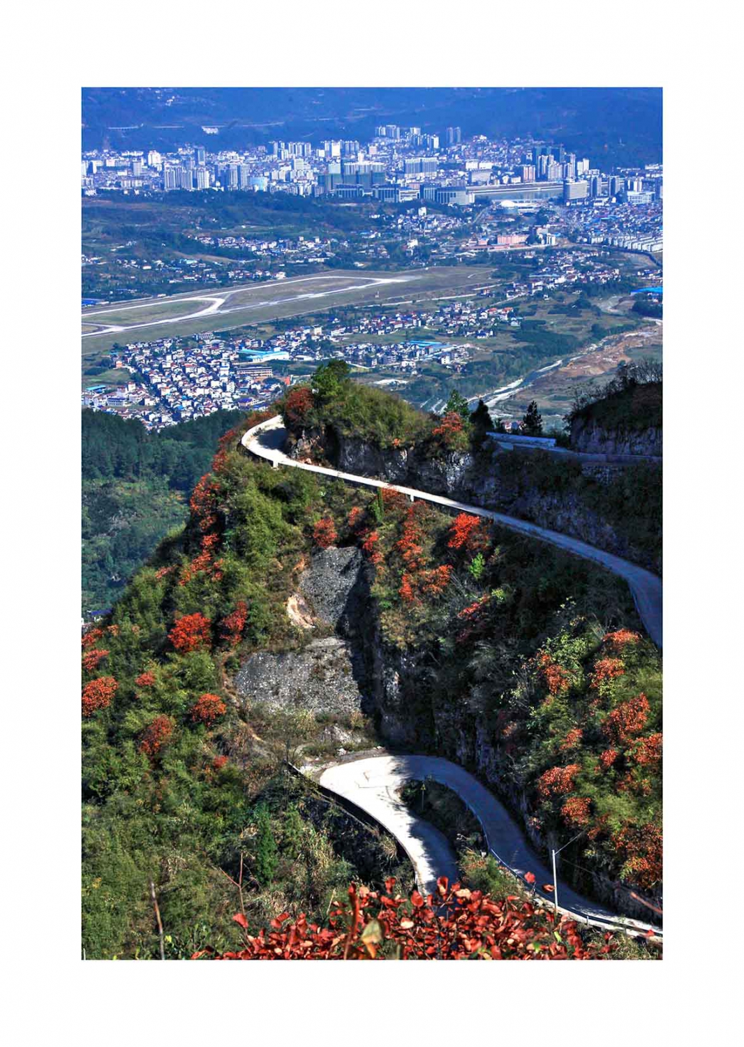 崇山秋色