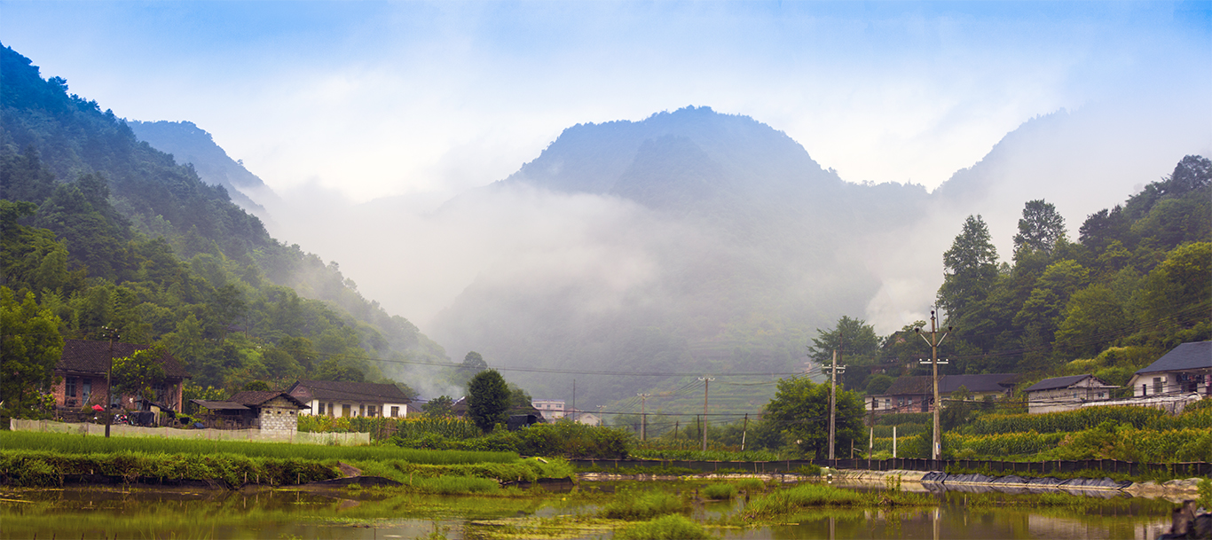 美丽山村