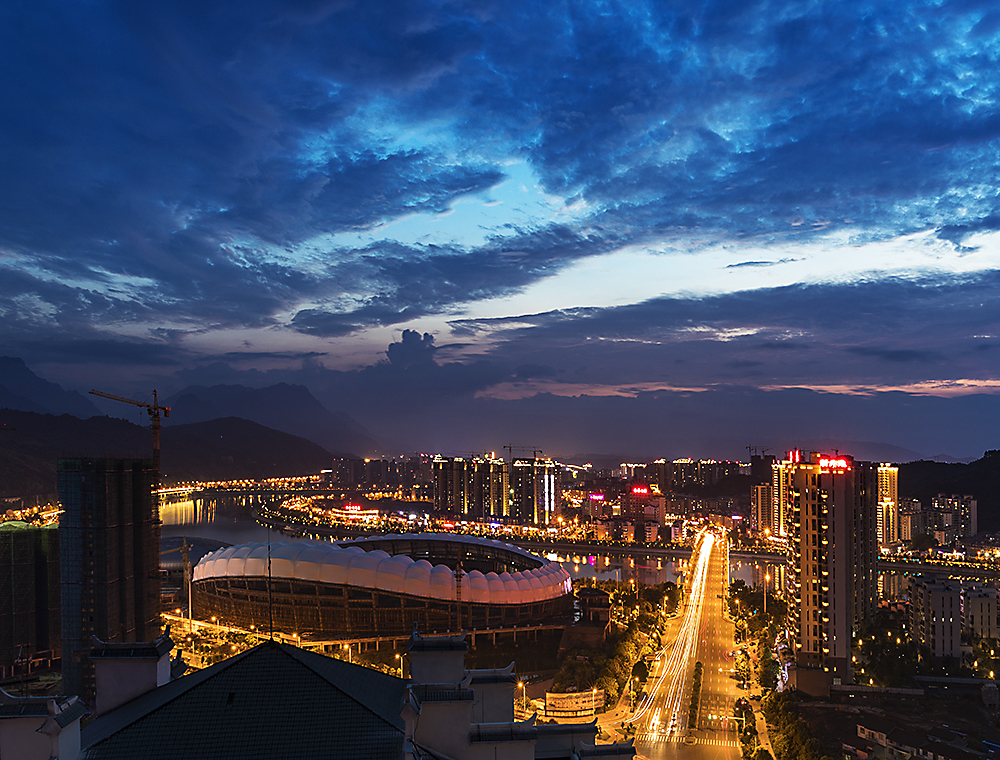西溪坪夜色