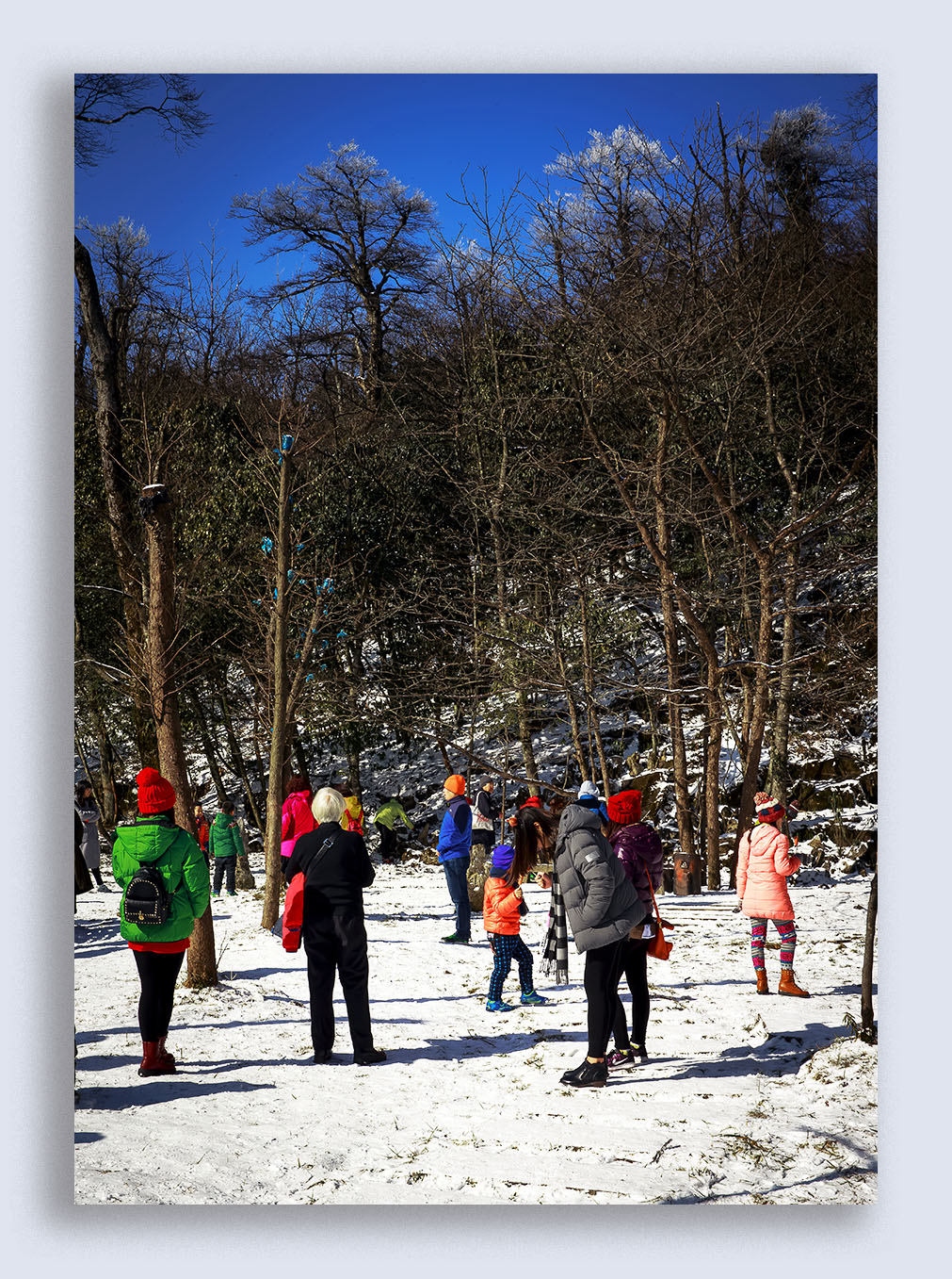 天门山赏雪