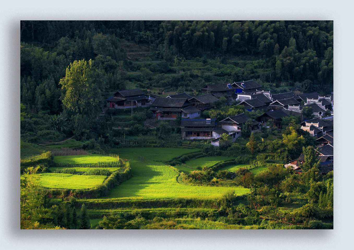 高椅古村一角