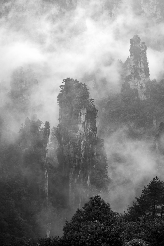 水墨天子山