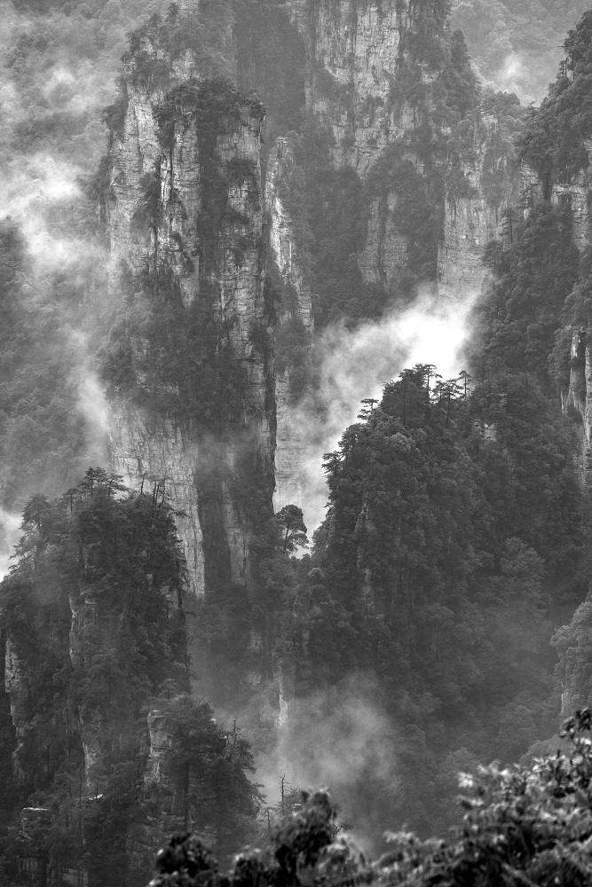 水墨天子山