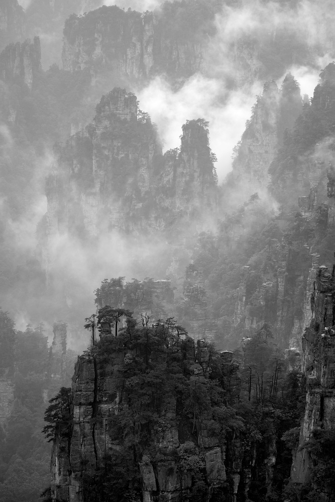 水墨天子山