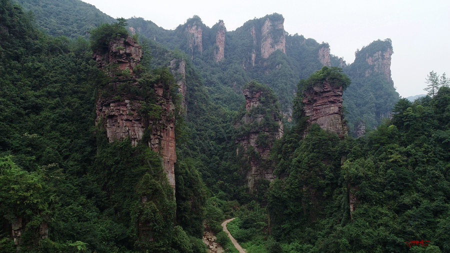 罗塔坪驻马溪风光