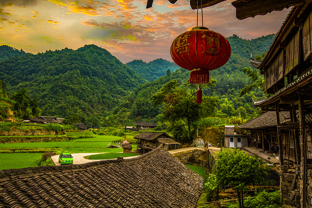 山村风光