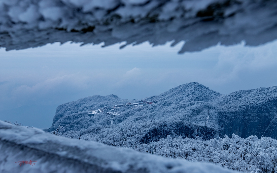 冰雪天门山