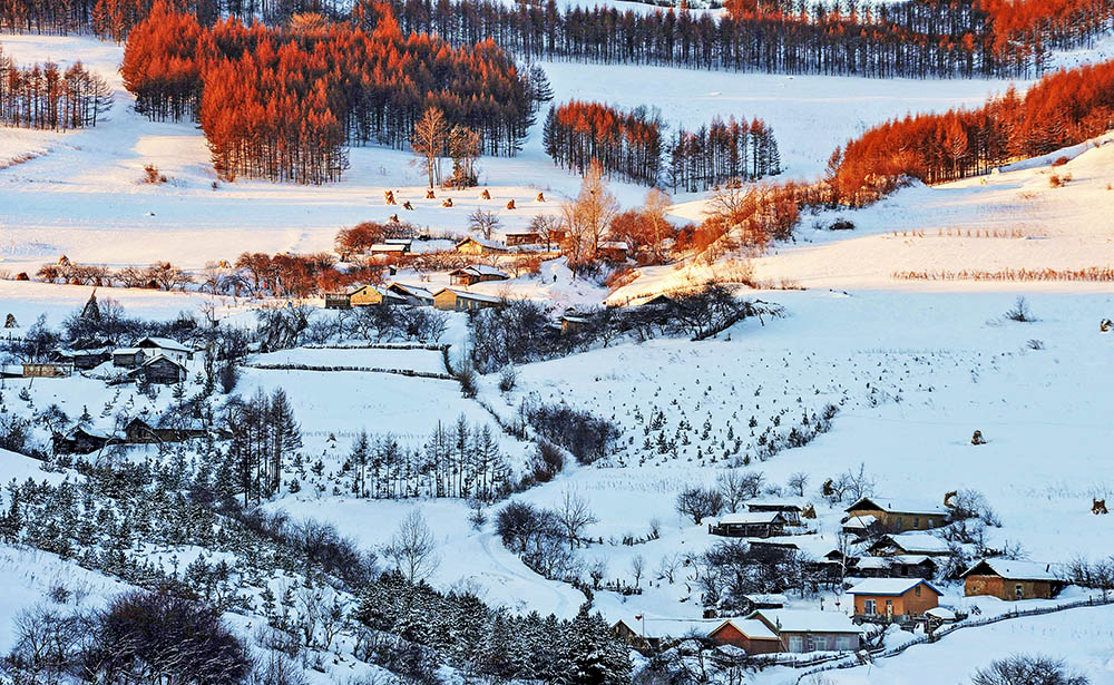 雪村松岭的第一缕曙光