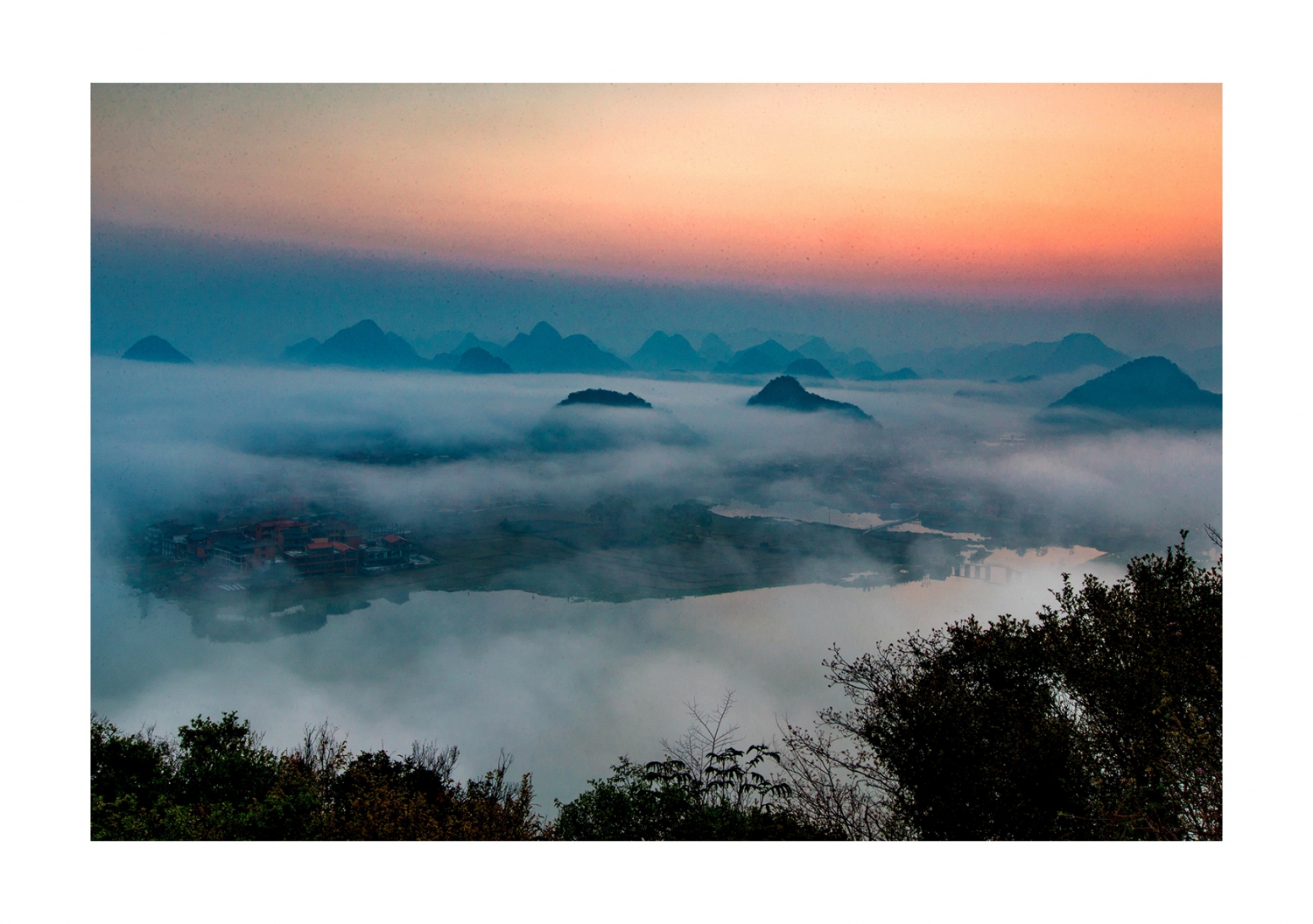 青龙山日出