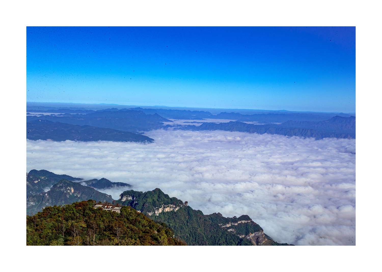 今日天门山