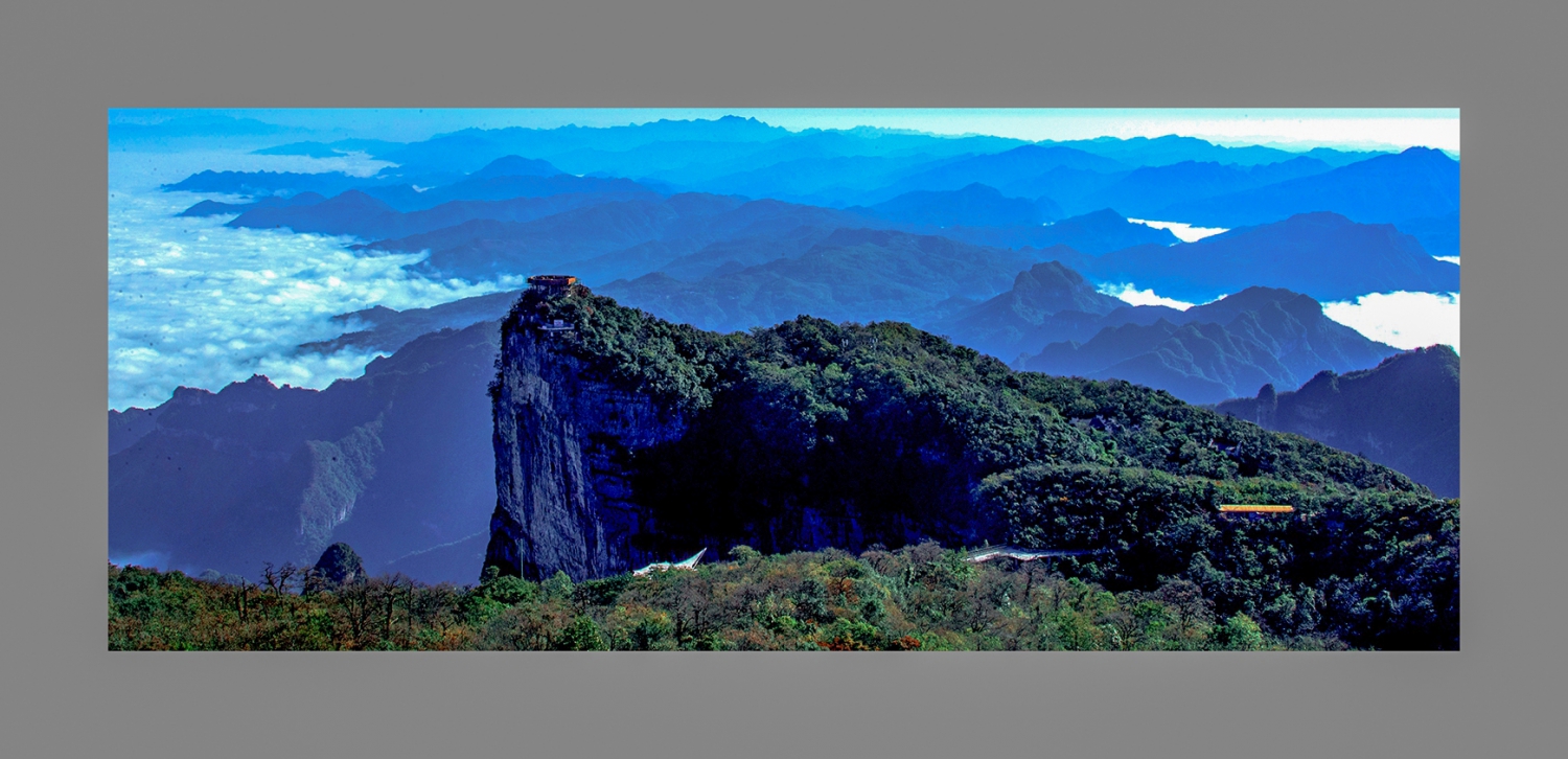 如画天门山