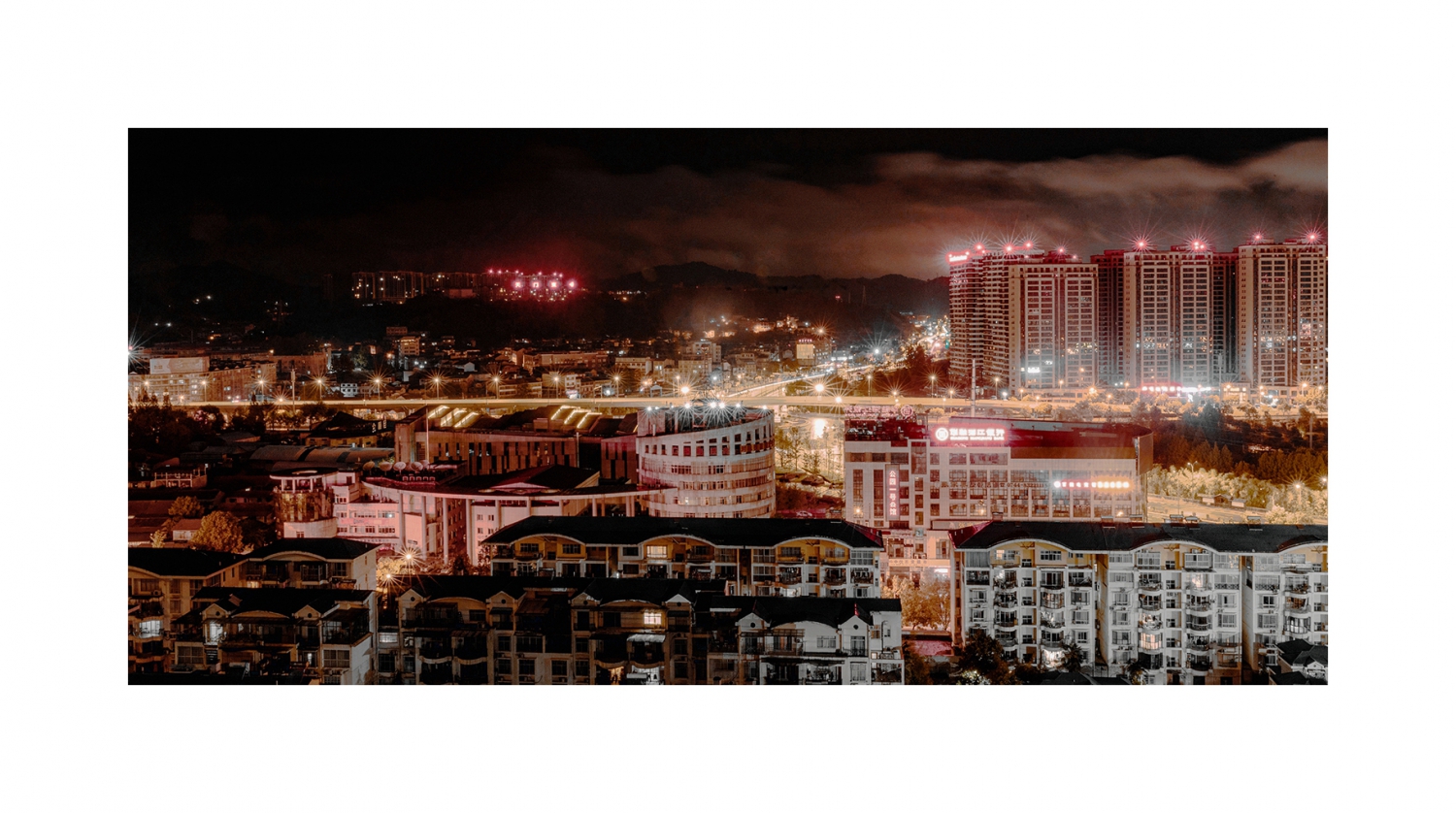 三角坪夜景