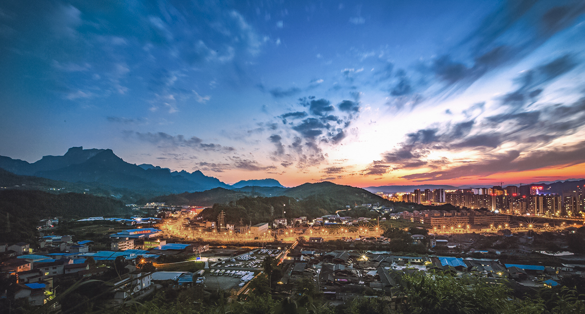 螺蛳山晚霞