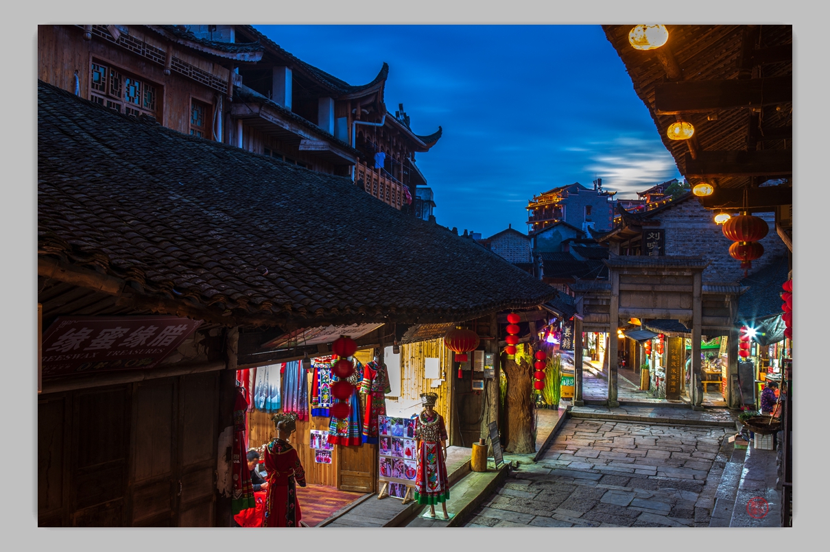 古镇夜景