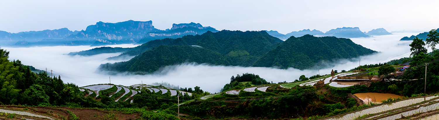 丁家界全景图