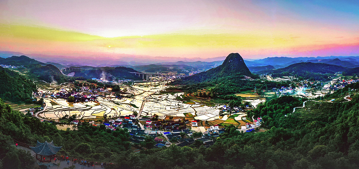 尖岩全貌