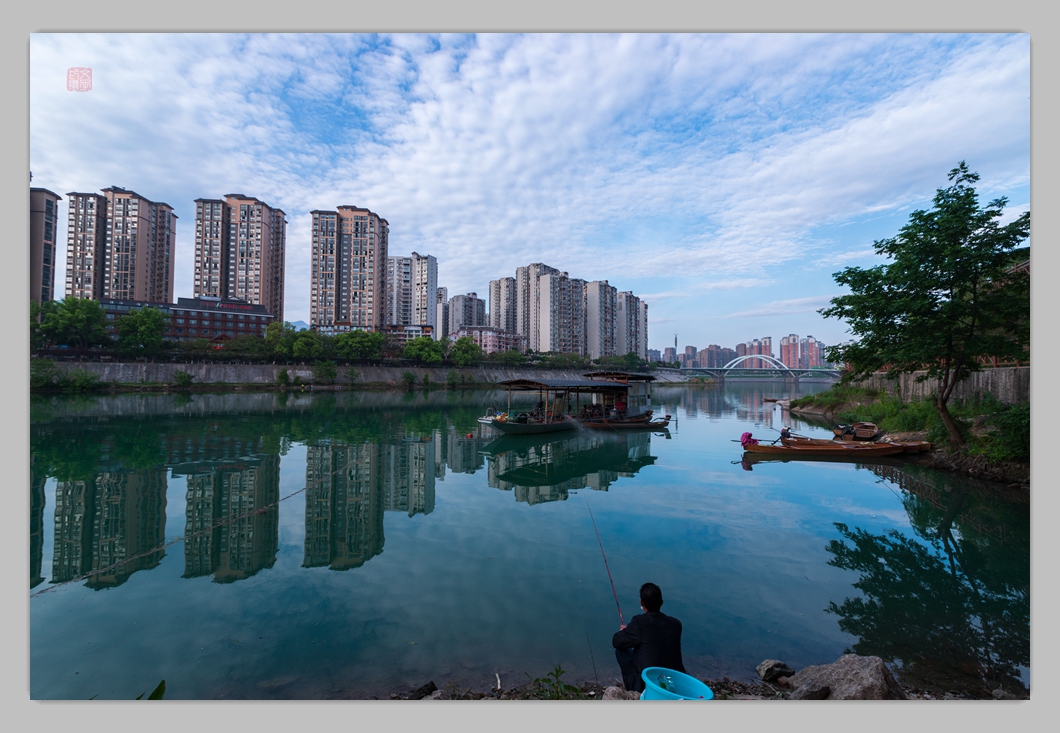 碧水蓝天澧水河
