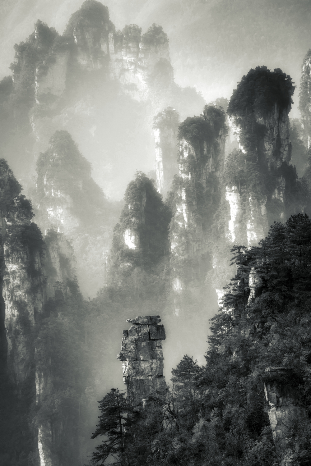 水墨峰林