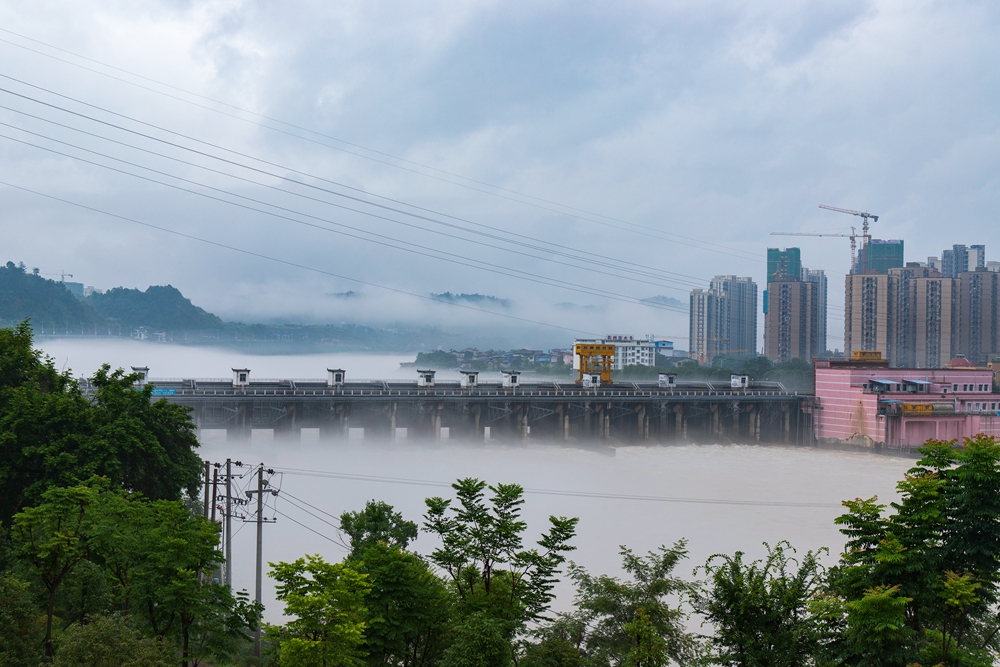 木龙滩电站之晨