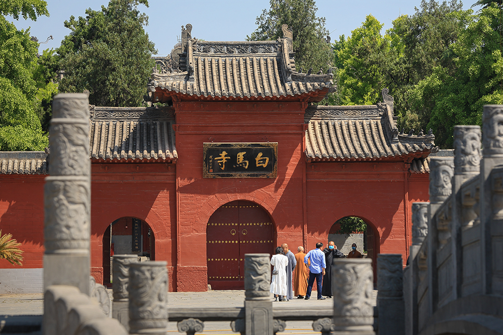 疫情下的白马寺