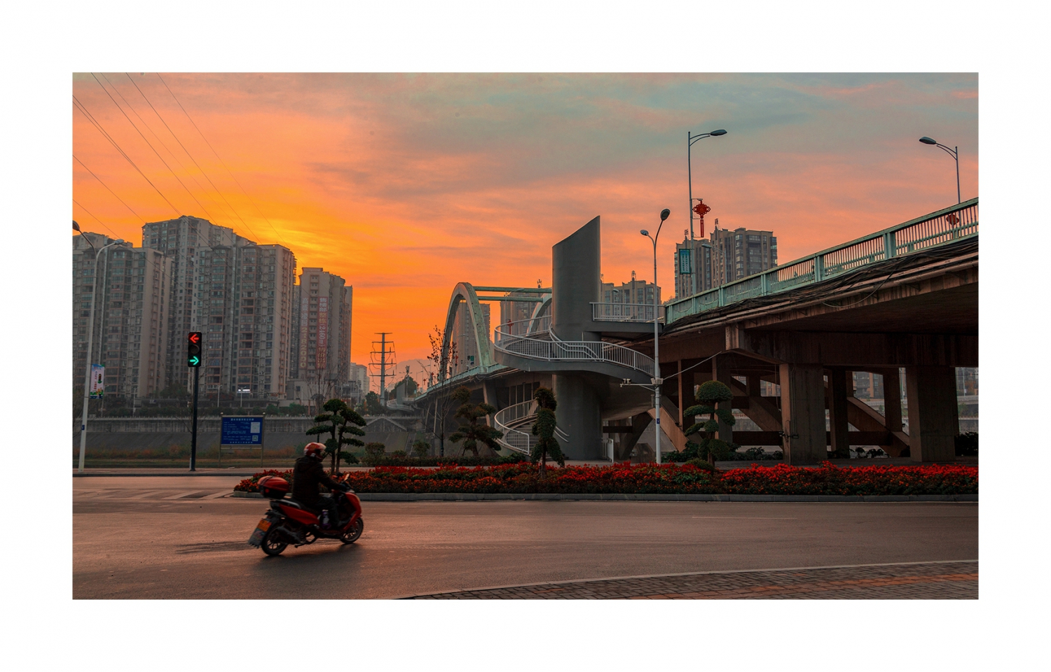 大庸桥早晨